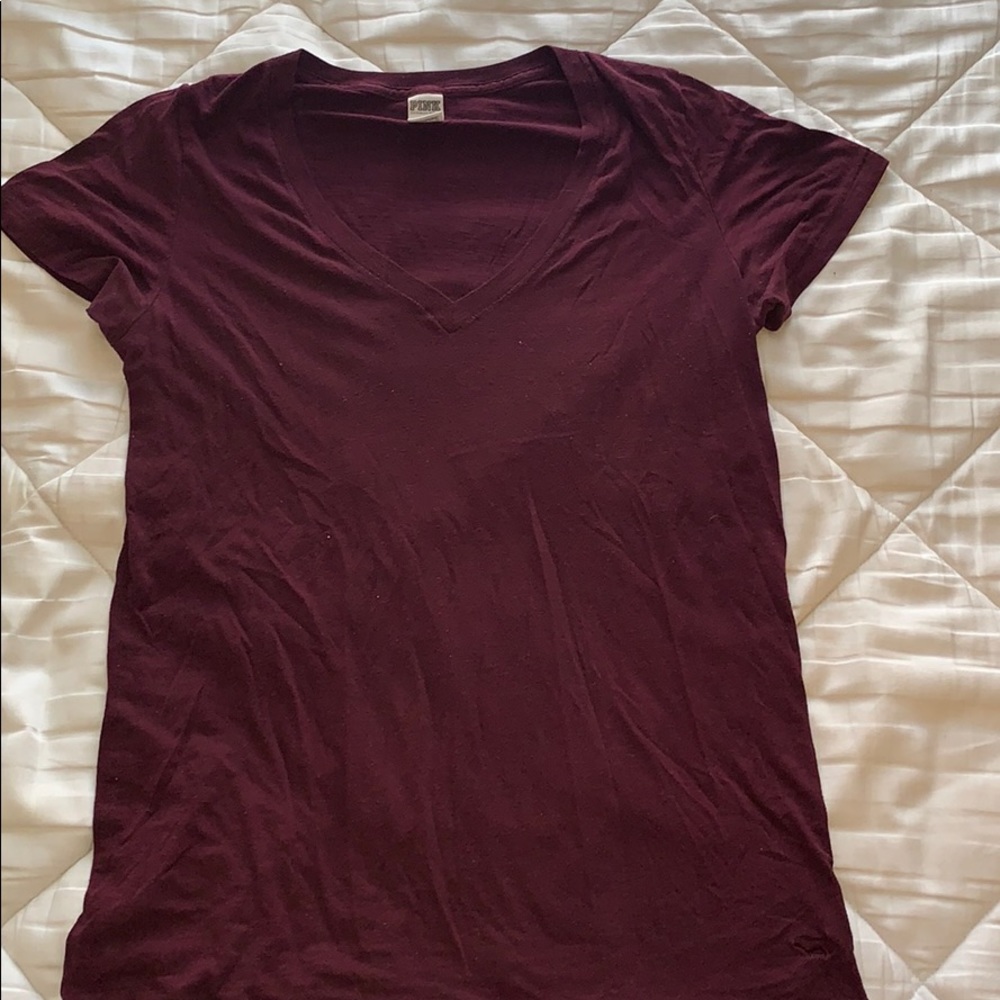 The cutest PINK v-neck shirt!!!!